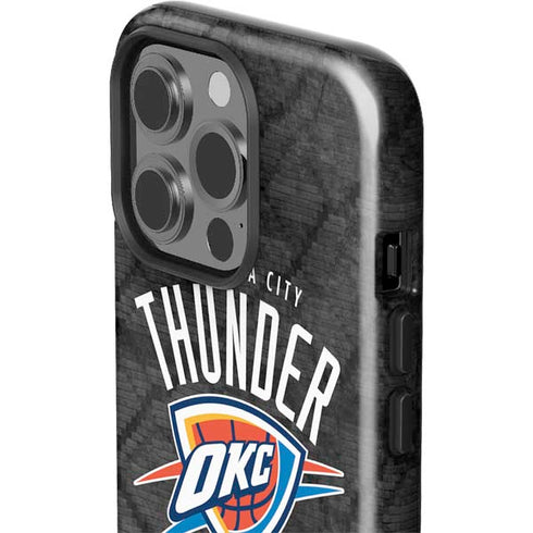 NBA Oklahoma City Thunder Dark Rust iPhone 15 Pro Impact Case
