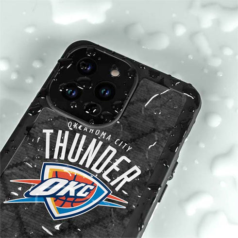 NBA Oklahoma City Thunder Dark Rust iPhone 14 Pro Max Waterproof Case