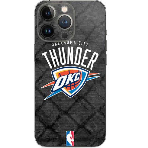 NBA Oklahoma City Thunder Dark Rust iPhone 14 Pro Skin