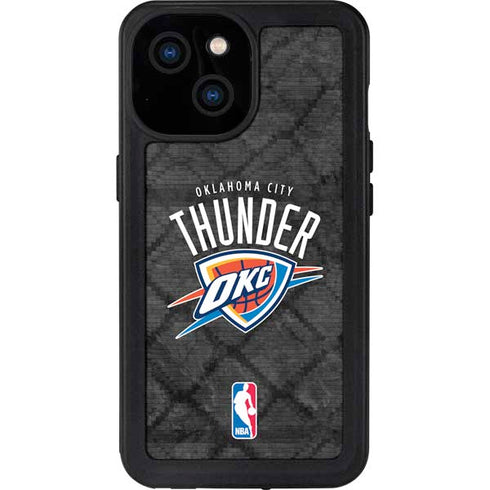 NBA Oklahoma City Thunder Dark Rust iPhone 15 Waterproof Case