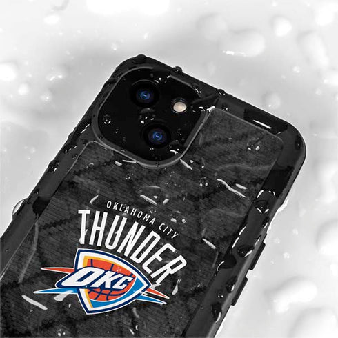 NBA Oklahoma City Thunder Dark Rust iPhone 15 Waterproof Case