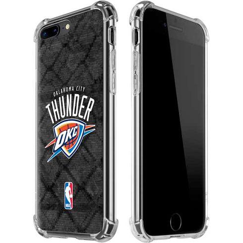 NBA Oklahoma City Thunder Dark Rust iPhone 7/8 Plus Clear Case