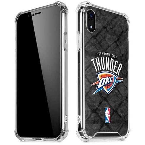 NBA Oklahoma City Thunder Dark Rust iPhone XR Clear Case