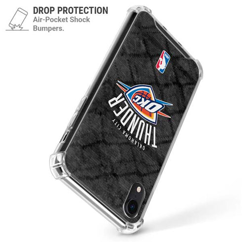 NBA Oklahoma City Thunder Dark Rust iPhone XR Clear Case