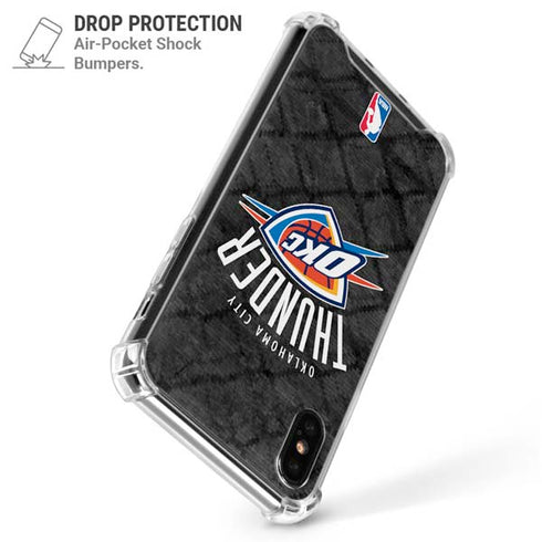 NBA Oklahoma City Thunder Dark Rust iPhone XS Max Clear Case