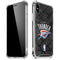 NBA Oklahoma City Thunder Dark Rust iPhone XS Max Clear Case
