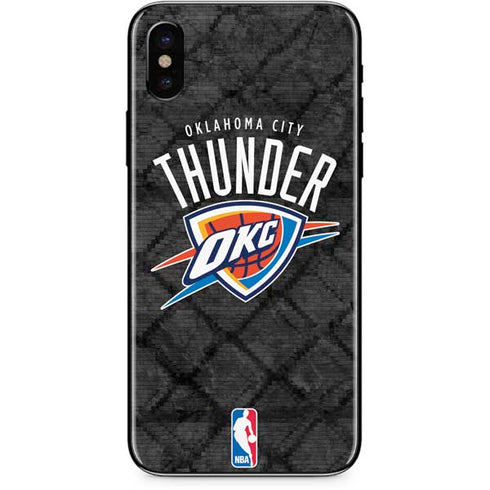 NBA Oklahoma City Thunder Dark Rust iPhone XS Max Skin