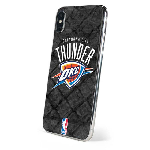 NBA Oklahoma City Thunder Dark Rust iPhone XS Max Skin