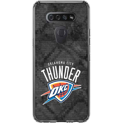 NBA Oklahoma City Thunder Dark Rust LG K51/Q51 Clear Case