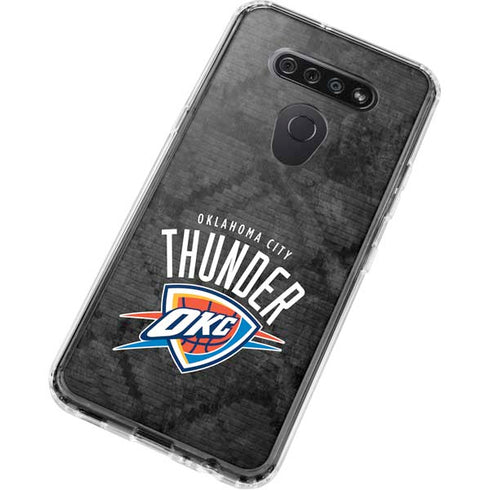 NBA Oklahoma City Thunder Dark Rust LG K51/Q51 Clear Case