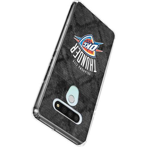 NBA Oklahoma City Thunder Dark Rust LG Stylo 6 Clear Case