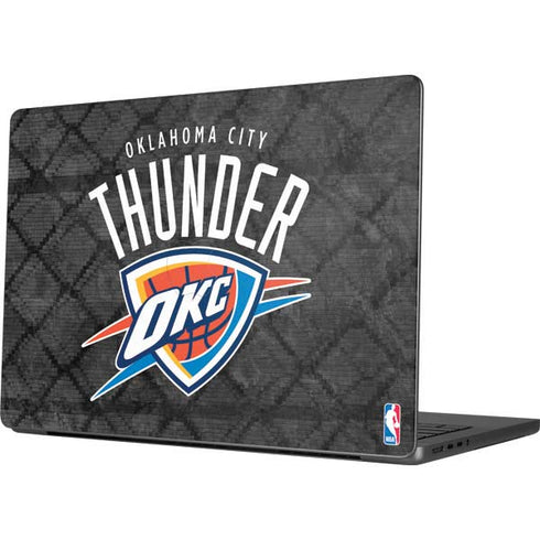 NBA Oklahoma City Thunder Dark Rust MacBook Pro 14in (2021-24) Skin