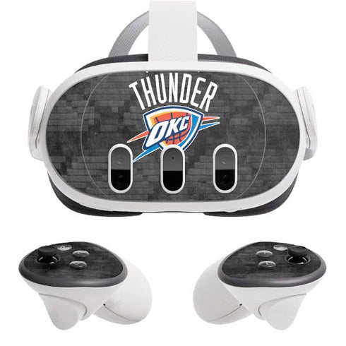 NBA Oklahoma City Thunder Dark Rust Meta Quest 3 Skin