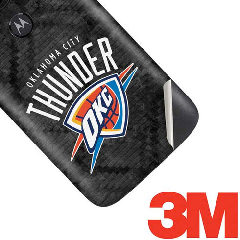 NBA Oklahoma City Thunder Dark Rust Moto E5 Play Skin