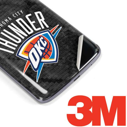 NBA Oklahoma City Thunder Dark Rust Moto E5 Plus Skin