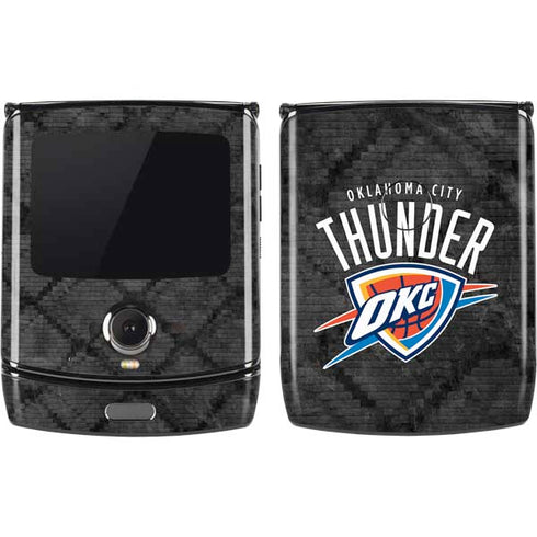 NBA Oklahoma City Thunder Dark Rust Motorola RAZR Skin