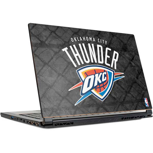 NBA Oklahoma City Thunder Dark Rust MSI GS65 Stealth Laptop Skin