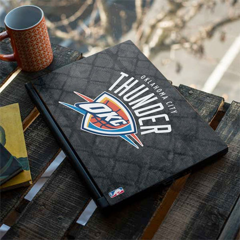 NBA Oklahoma City Thunder Dark Rust MSI GS65 Stealth Laptop Skin
