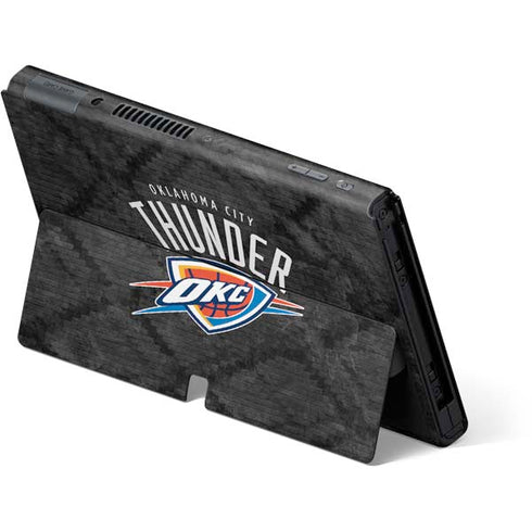 NBA Oklahoma City Thunder Dark Rust Nintendo Switch OLED (2021) Skin