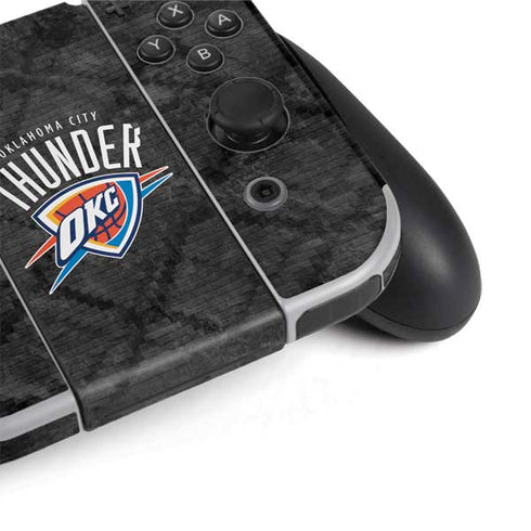 NBA Oklahoma City Thunder Dark Rust Nintendo Switch OLED (2021) Skin