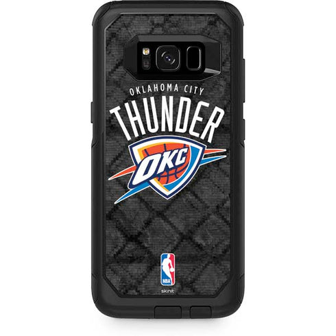 NBA Oklahoma City Thunder Dark Rust Otterbox Commuter Galaxy Skin