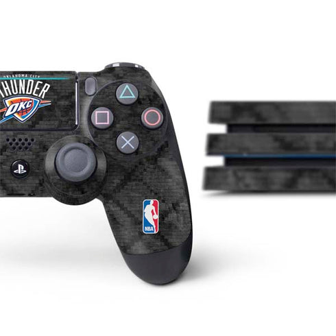 NBA Oklahoma City Thunder Dark Rust PS4 Pro Bundle Skin