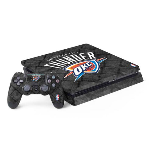 NBA Oklahoma City Thunder Dark Rust PS4 Slim Bundle Skin