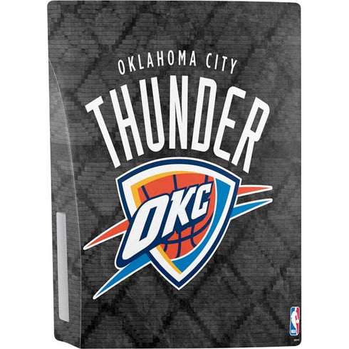 NBA Oklahoma City Thunder Dark Rust PS5 Console Skin