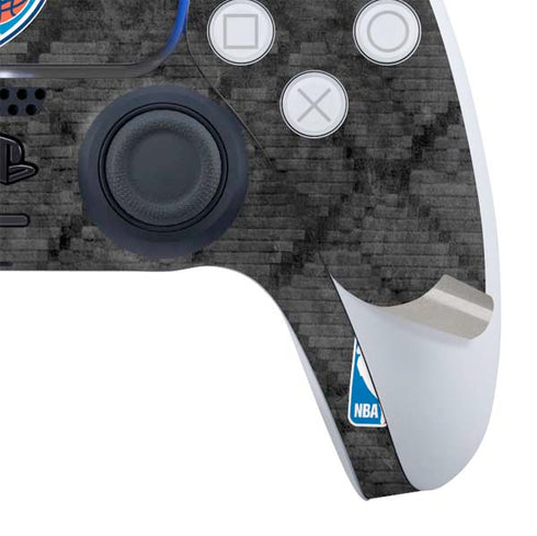 NBA Oklahoma City Thunder Dark Rust PS5 Slim Digital Edition Bundle Skin