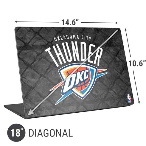 NBA Oklahoma City Thunder Dark Rust Universal Laptop 18in (14.6 x 10.6in) Skin