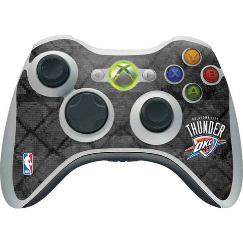 NBA Oklahoma City Thunder Dark Rust Xbox 360 Wireless Controller Skin