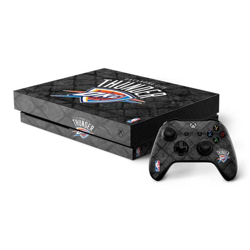 NBA Oklahoma City Thunder Dark Rust Xbox One X Bundle Skin
