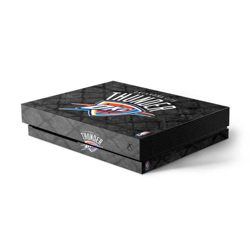 NBA Oklahoma City Thunder Dark Rust Xbox One X Console Skin
