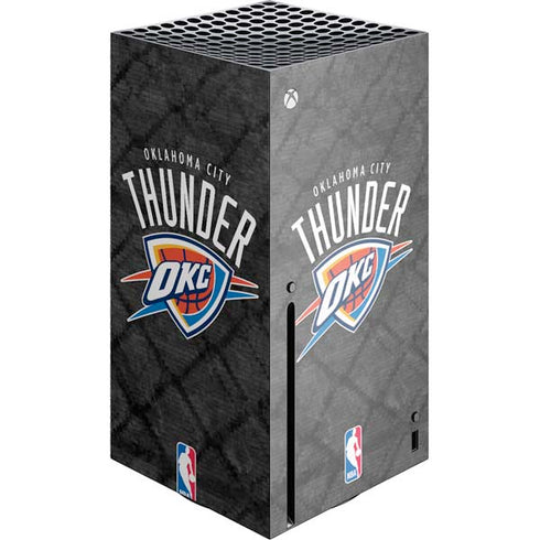 NBA Oklahoma City Thunder Dark Rust Xbox Series X Console Skin