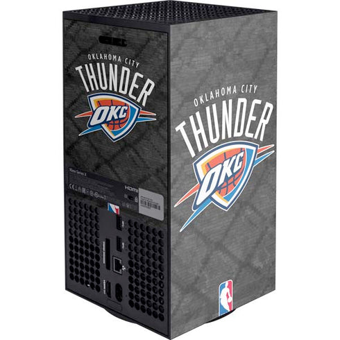 NBA Oklahoma City Thunder Dark Rust Xbox Series X Console Skin