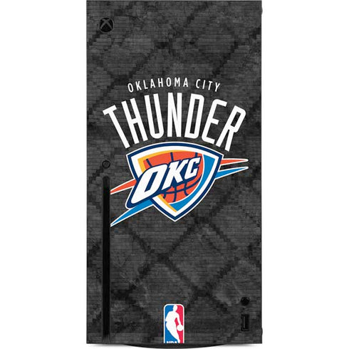 NBA Oklahoma City Thunder Dark Rust Xbox Series X Console Skin
