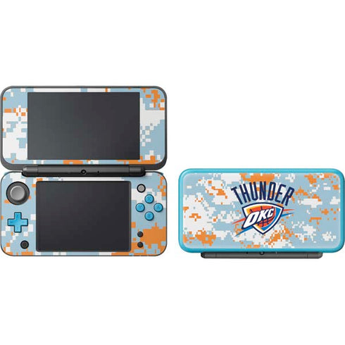 NBA Oklahoma City Thunder Digi Camo Nintendo 2DS XL (2017) Skin