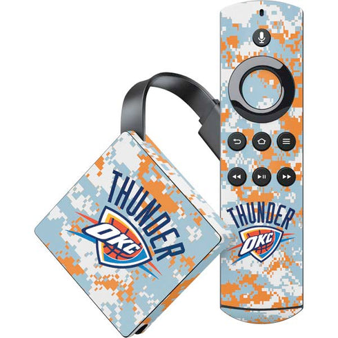 NBA Oklahoma City Thunder Digi Camo Amazon Fire TV Skin