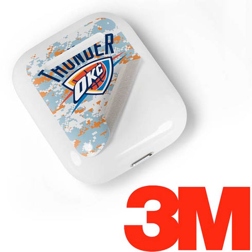 NBA Oklahoma City Thunder Digi Camo Apple AirPods Skin