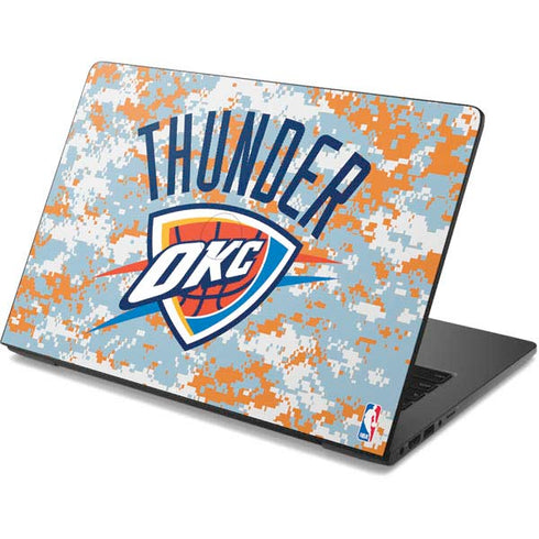 NBA Oklahoma City Thunder Digi Camo Dell Chromebook Skin