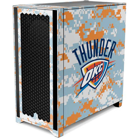 NBA Oklahoma City Thunder Digi Camo Corsair 4000D Tempered Glass Mid-Tower ATX Case Skin