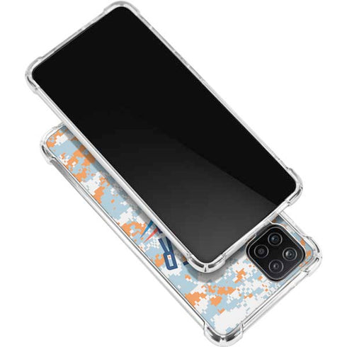 NBA Oklahoma City Thunder Digi Camo Galaxy A12 Clear Case