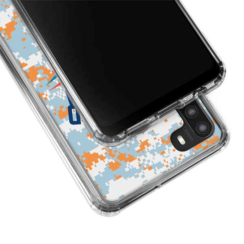 NBA Oklahoma City Thunder Digi Camo Galaxy A21 Clear Case