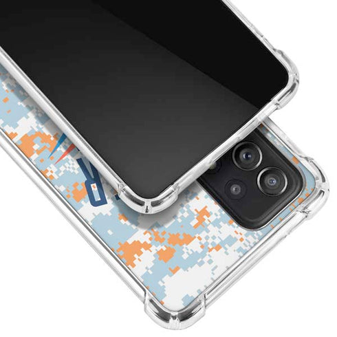 NBA Oklahoma City Thunder Digi Camo Galaxy A52 5G Clear Case