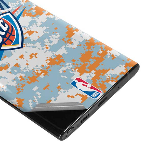 NBA Oklahoma City Thunder Digi Camo Galaxy Note 10 Plus Skin
