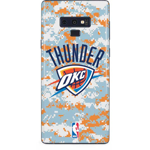 NBA Oklahoma City Thunder Digi Camo Galaxy Note 9 Skin