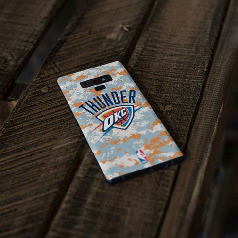 NBA Oklahoma City Thunder Digi Camo Galaxy Note 9 Skin