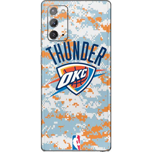 NBA Oklahoma City Thunder Digi Camo Galaxy Note20 5G Skin