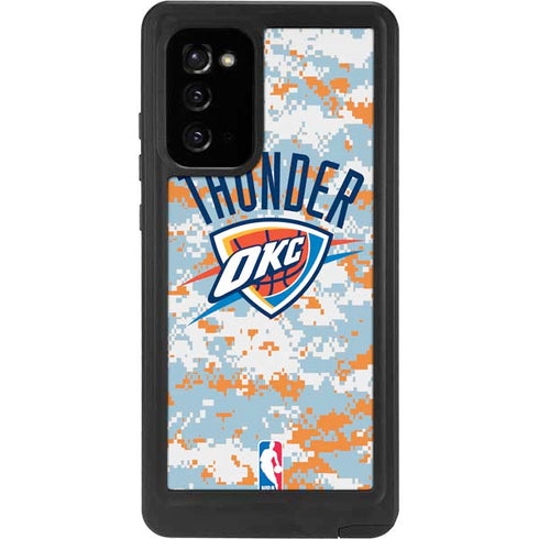 NBA Oklahoma City Thunder Digi Camo Galaxy Note20 5G Waterproof Case