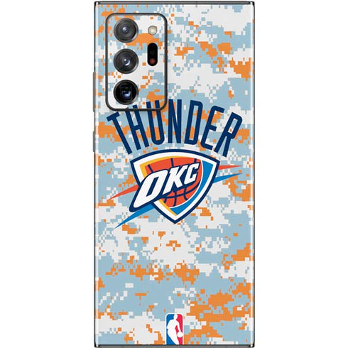 NBA Oklahoma City Thunder Digi Camo Galaxy Note20 Ultra 5G Skin